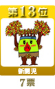 第１３位