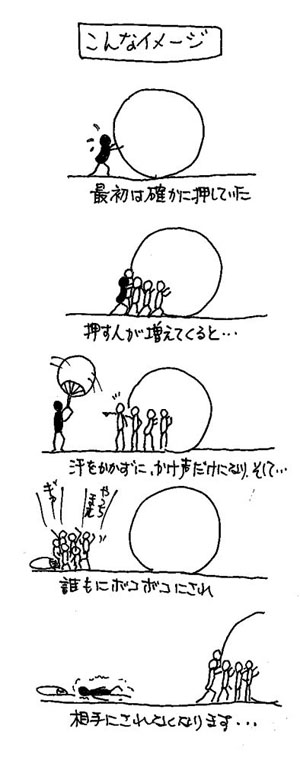 ボコられる